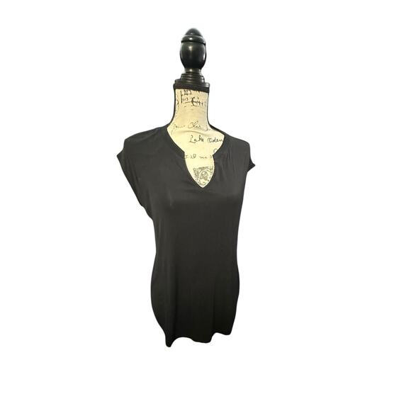 Cabi Black Short Sleeve Tee Shirt - Size M - Picture 1 of 8